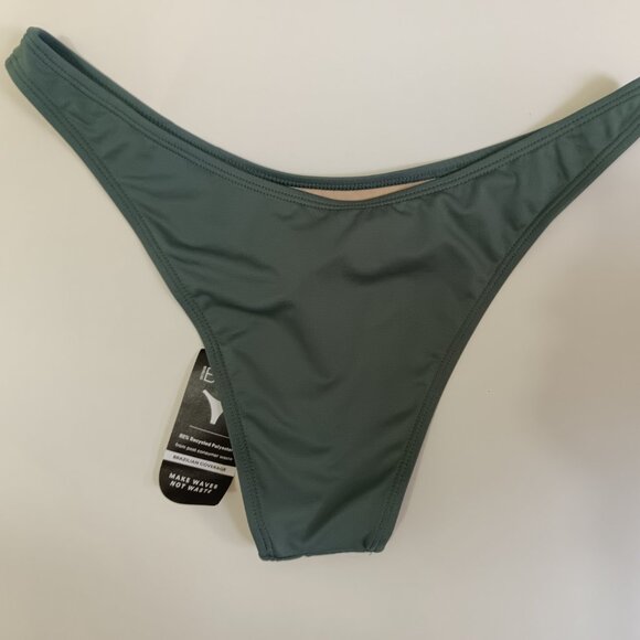 COTTON ON Womens Refined High-Side Braz Dusty Khaki S - Picture 3 of 5